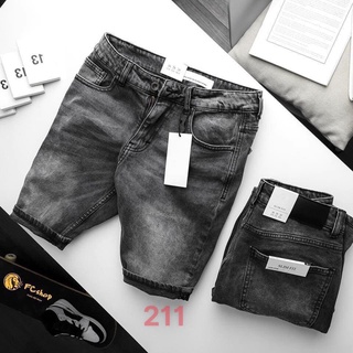 Quần short jean nam co giãn, quần bò lửng nam dáng ôm body Bi shop ms211