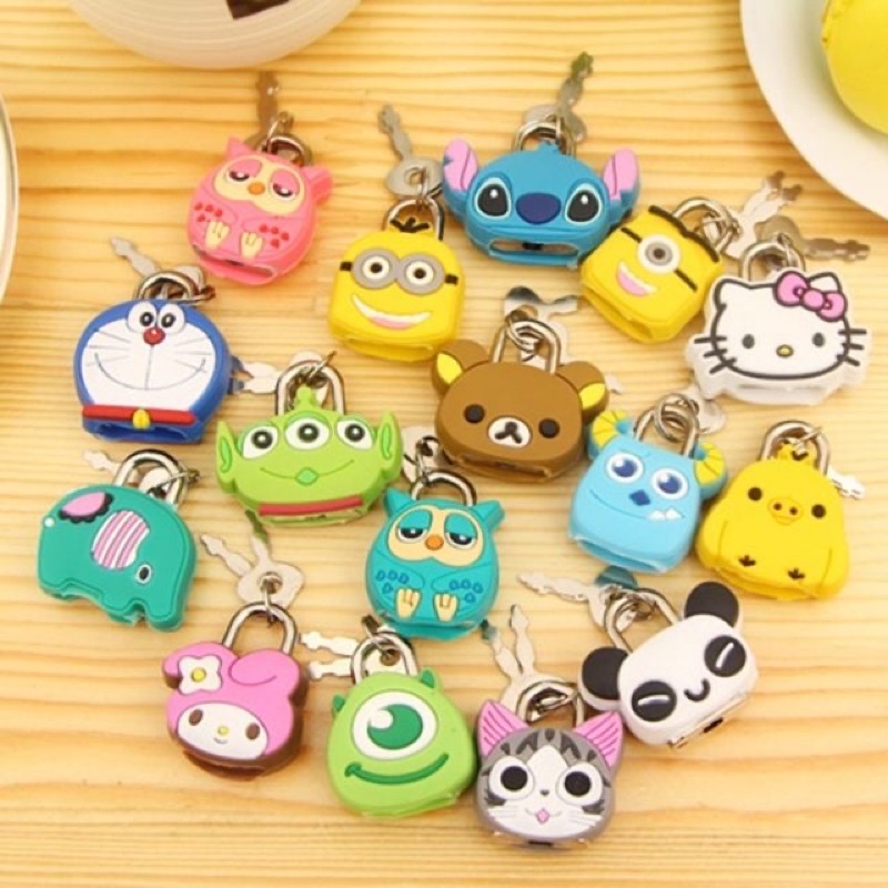 Ổ khoá nhỏ mini hình thú siu cute