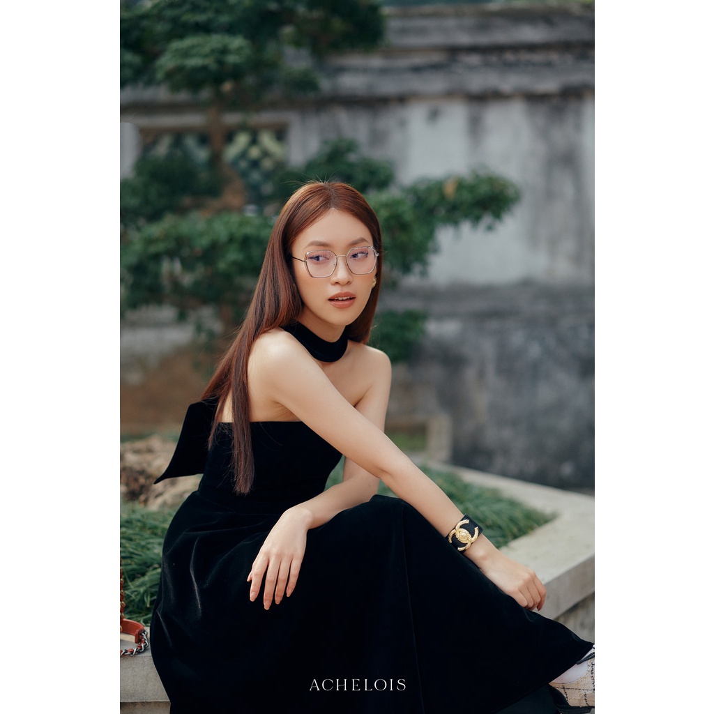 Achelois - Váy nhung Masquerade Velvet Dress