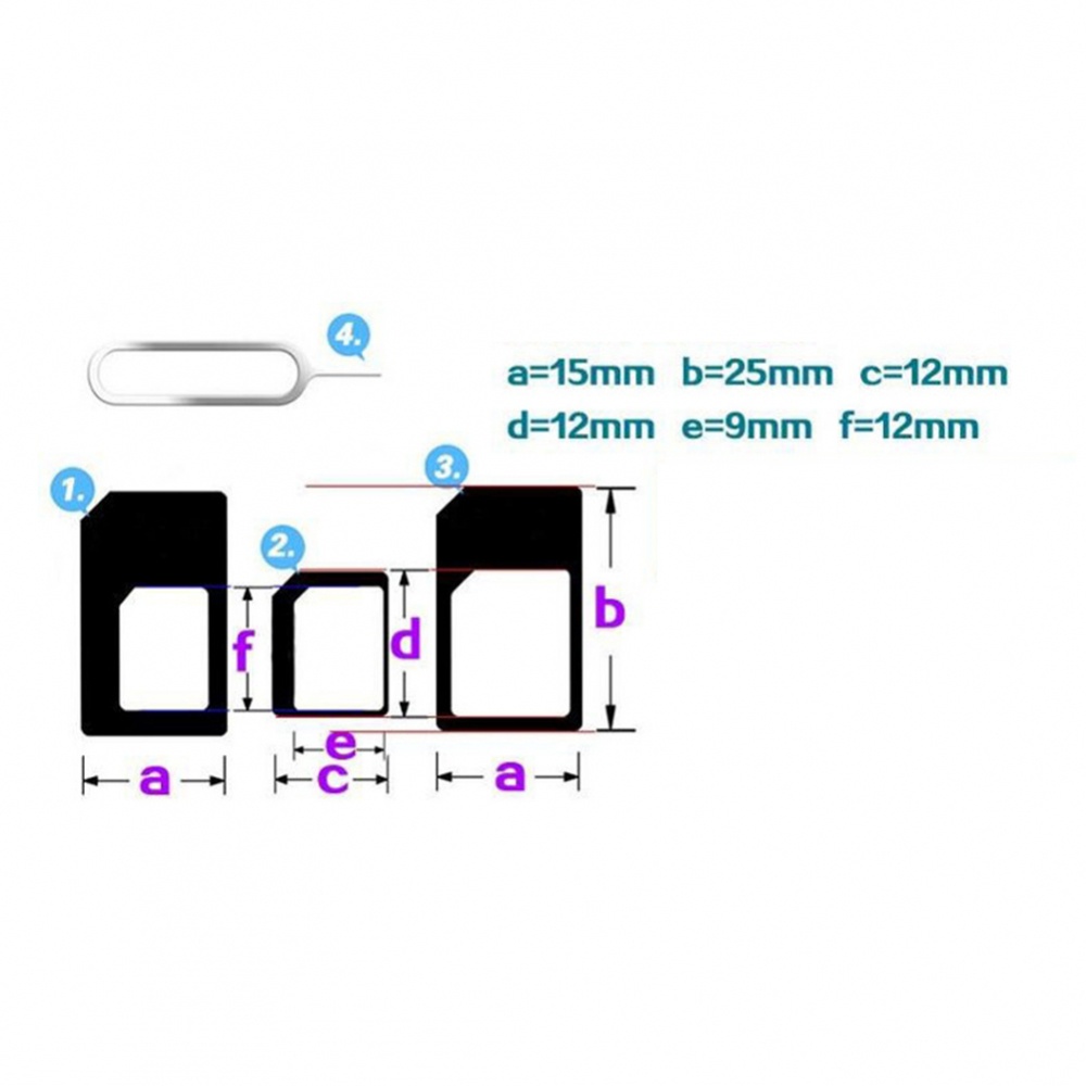 Vỏ Bọc Thẻ Sim Thay Thế Bằng Pc Pin 4 Nano