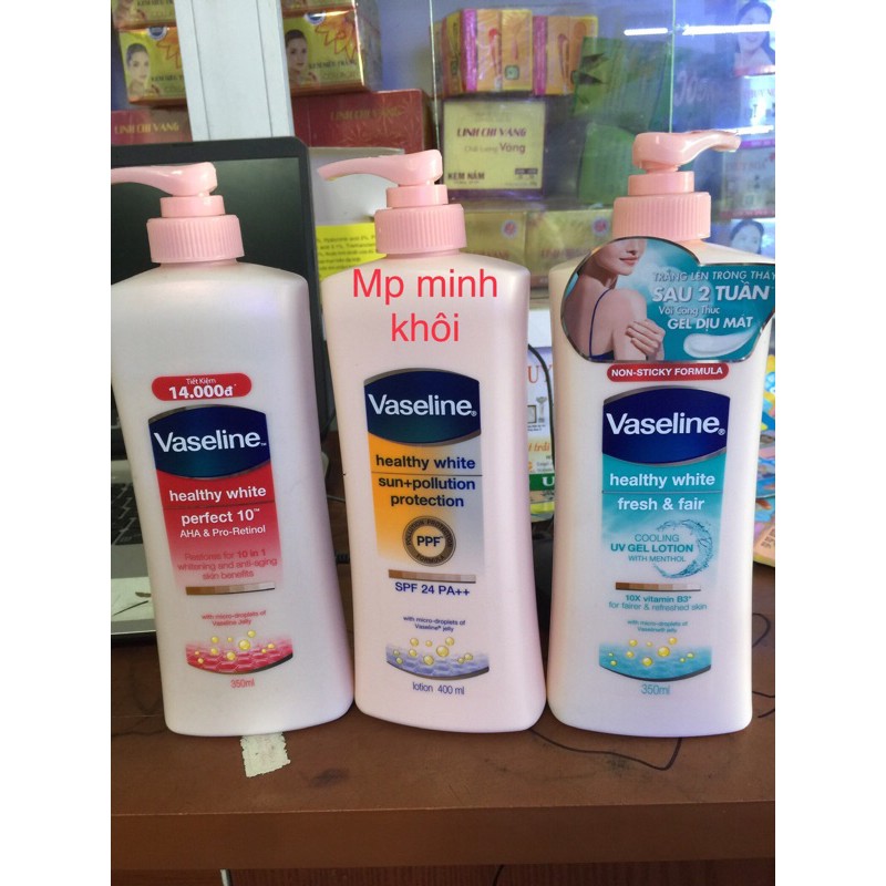 Sửa dưỡng thể Vaseline 400ml( chính hãng)