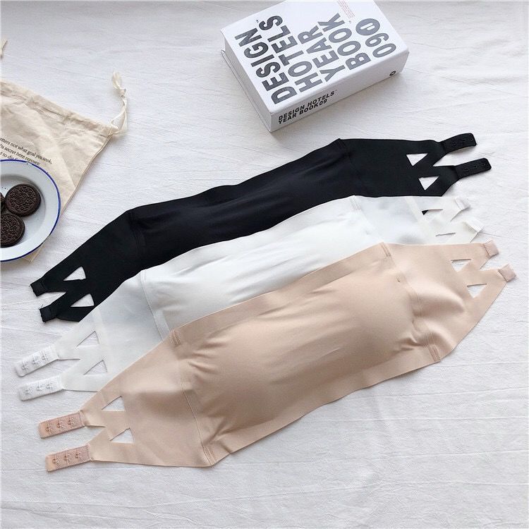 Áo Ngực Chiffon Không Dây Kiểu Hàn Quốc Chất Lượng Cao (free size)