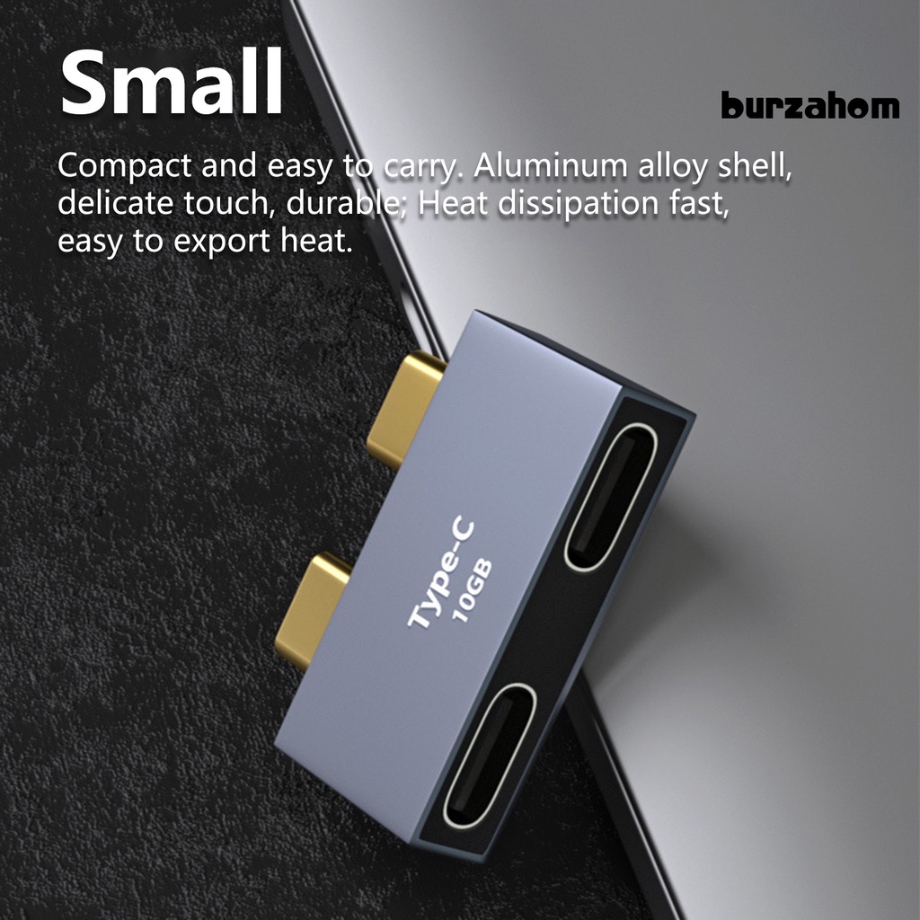 Đầu Chuyển Đổi Sạc 100W Type C Sang Cổng Cắm Type-C Bằng Hợp Kim Nhôm Cho laptop táo Pro/Air