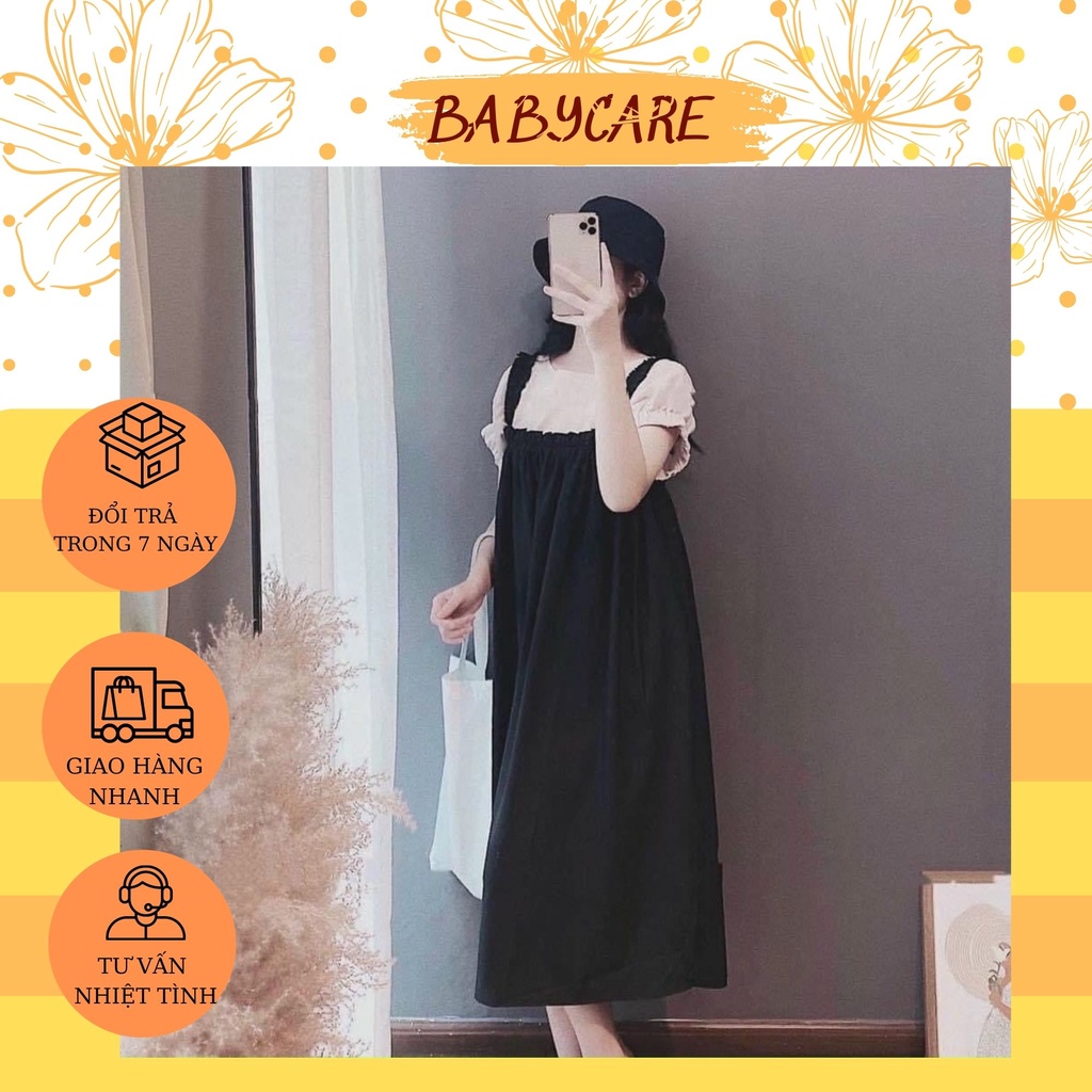 SÉT VÁY BẦU YẾM CHUN ĐẸP HIT HOT MÙA HÈ- ĐẦM BẦU YẾM XINH CỘC TAY TRẺ TRUNG DÁNG MAXI