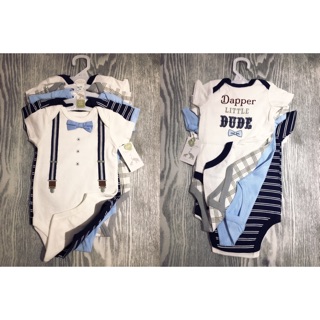 Set 5 body bé trai nhiều size (3-12 tháng)