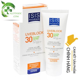 Kem chống nắng Uveblock 30 chính hãng Isis Pharma