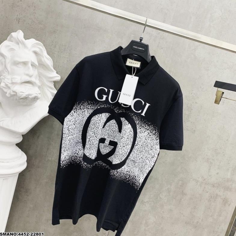 Áo Polo Nam In Chữ GC Phối Màu Siêu Hot - Áo Nam Polo Loang GC Spf