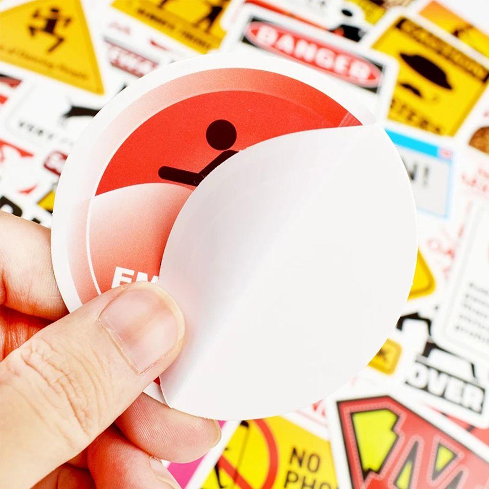Bộ 50 Miếng Dán Nhắc Nhở Chống Thấm Nước Trang Trí Sổ Tay / Xe Máy / Xe Hơi DIY