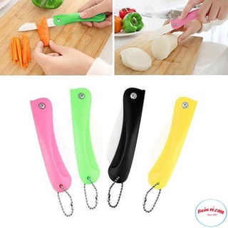Dao sứ gọt hoa quả tiện lợi - Dao sứ gấp gọn sắc bén - 00339