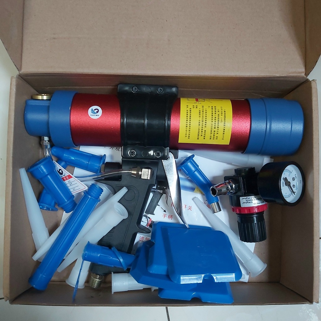 Súng bắn keo silicone dạng túi, keo lọ _𝐅𝐑𝐄𝐄 𝐒𝐇𝐈𝐏_ Vòi đi keo silicone bằng hơi