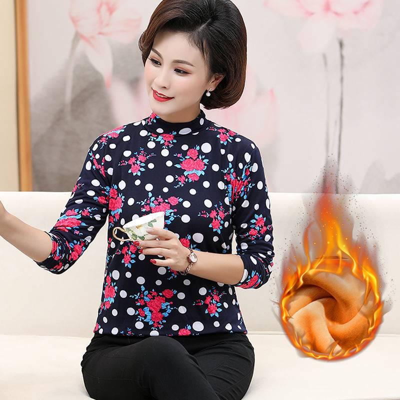 Áo thun tay dài thời trang cho phụ nữ trung niên