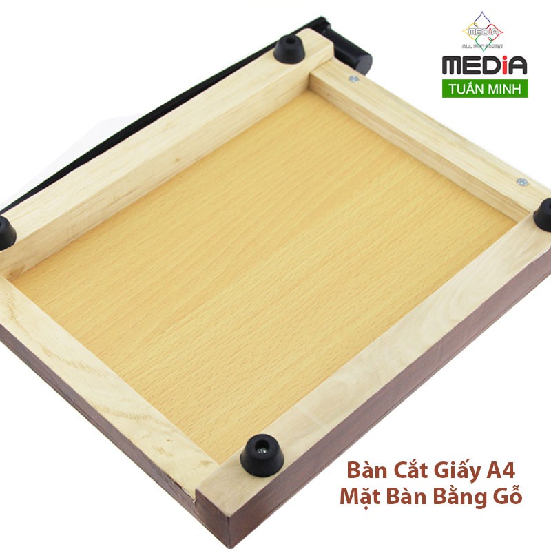 Bàn Cắt Giấy MEDIA Khổ A4 Chất Liệu Bằng Kim Loại & Gỗ