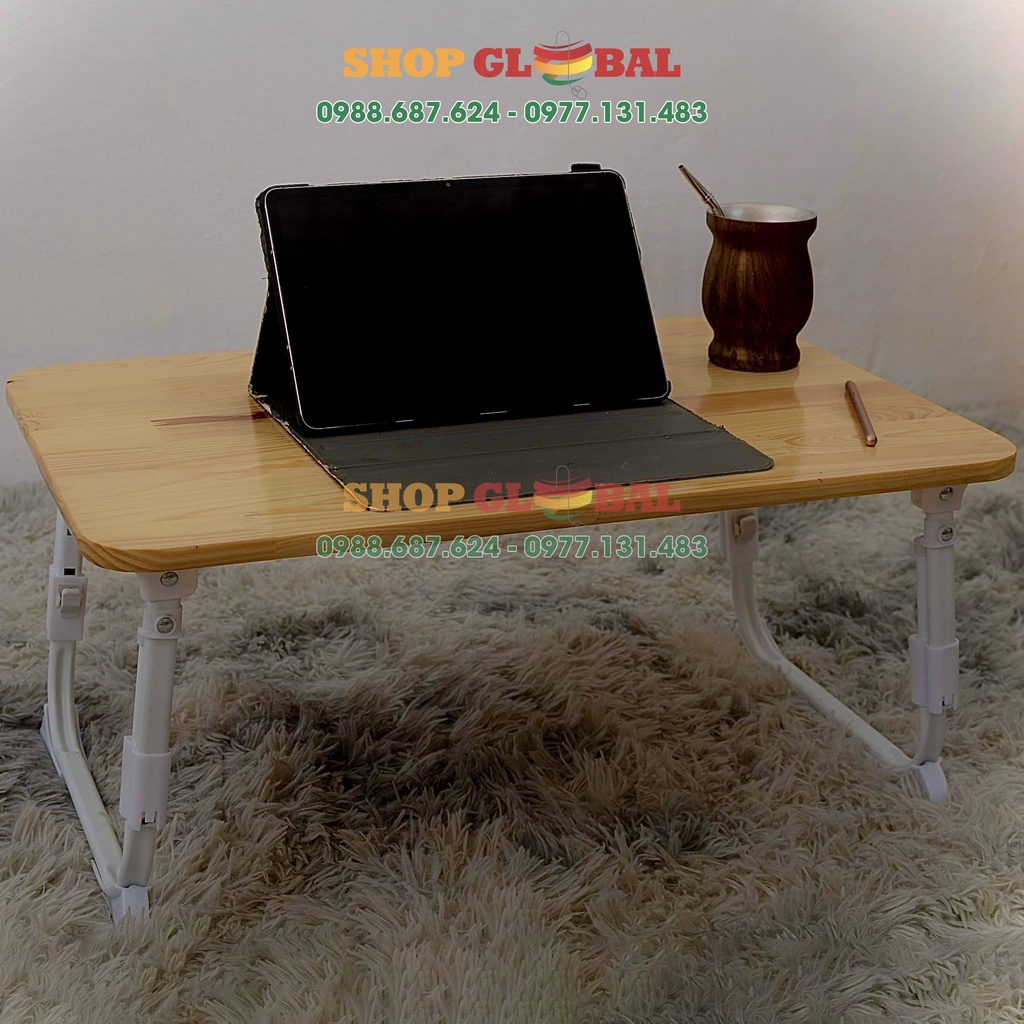 Bàn Học Gấp Gọn Bàn Làm Việc Mini Chân Chữ U Tăng Giảm Chiều Cao