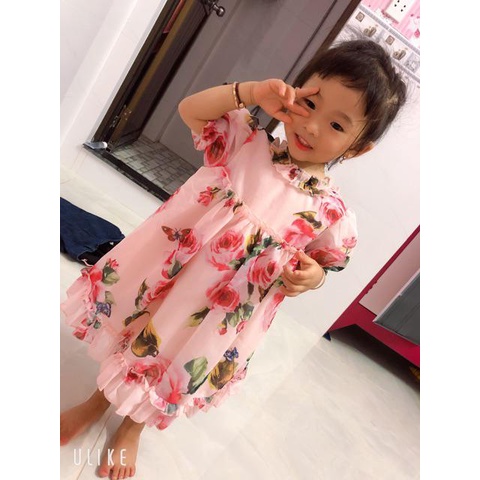 Đầm xòe công chúa cho bé gái
