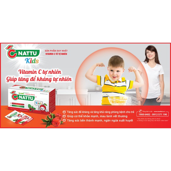 ✔️️️C NATTU Kids - Tăng cường sức đề kháng, Giúp cơ thể bé khoẻ mạnh - Tuệ Linh | BigBuy360 - bigbuy360.vn