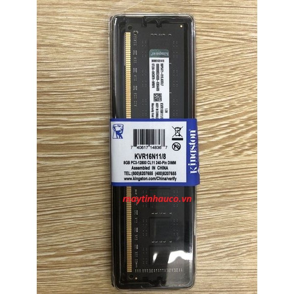 RAM KINGSTON DDR3 8G/1600 FULL BOX BẢO HÀNH 36 T