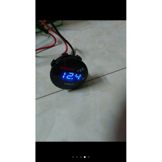 Đồng hồ báo volt bình koso tròn