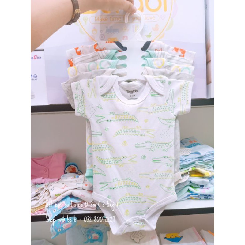 Set 5 Bộ BodySuit Cho Bé Từ 0 - 6 Tháng Tuổi