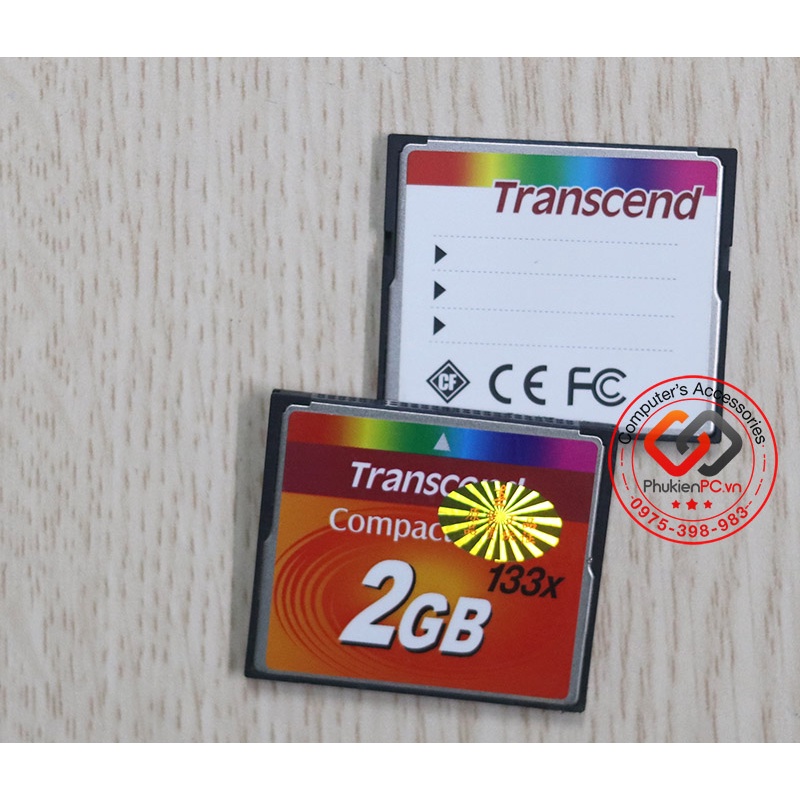 Combo thẻ nhớ CF Transcend 133x 1GB 2GB 4GB, áo thẻ PCMCIA 68pin ATA CNC, đầu đọc thẻ nhớ USB