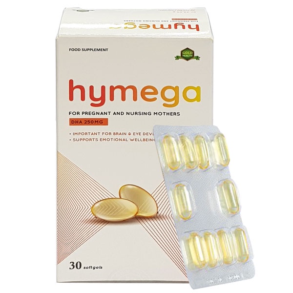 Viên uống Hymega, bổ sung DHA, EPA và Vitamin E cho cơ thể - Tây Ban Nha (Hộp 30 viên)