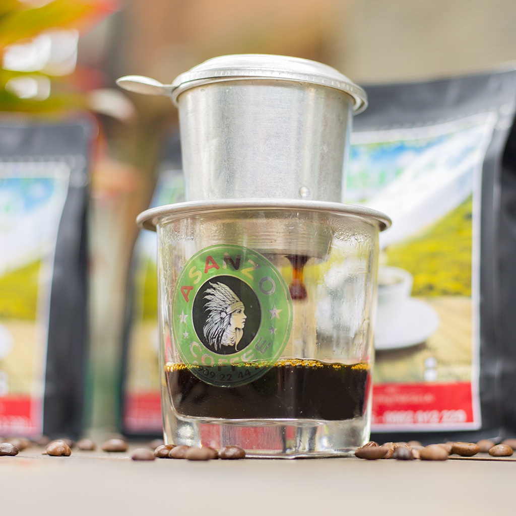 500g cà phê nguyên  chất  robusta sẻ hái chín