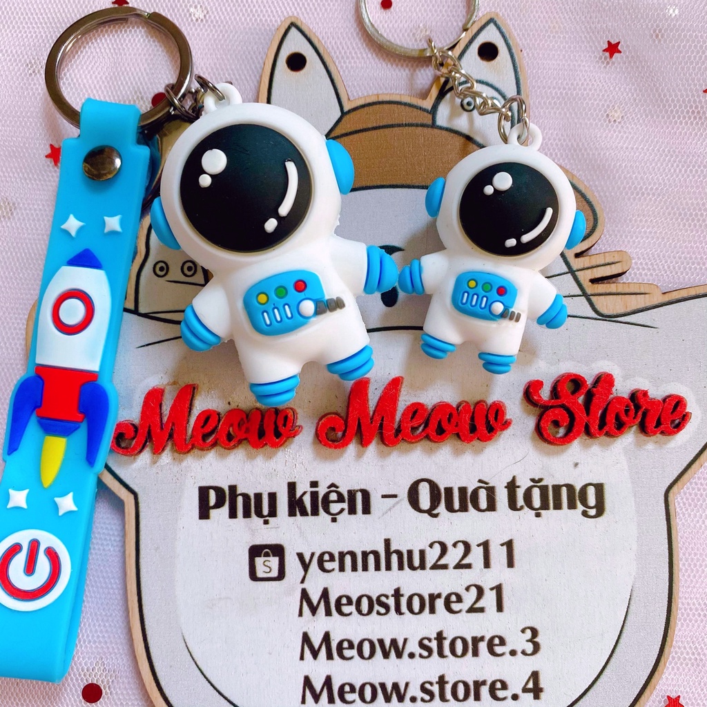 ❣️Ảnh MeowMeow❣️PART 2- Tổng Hợp Nhiều Mẫu Móc Khoá- Móc Khoá Phi Hành Gia❣️