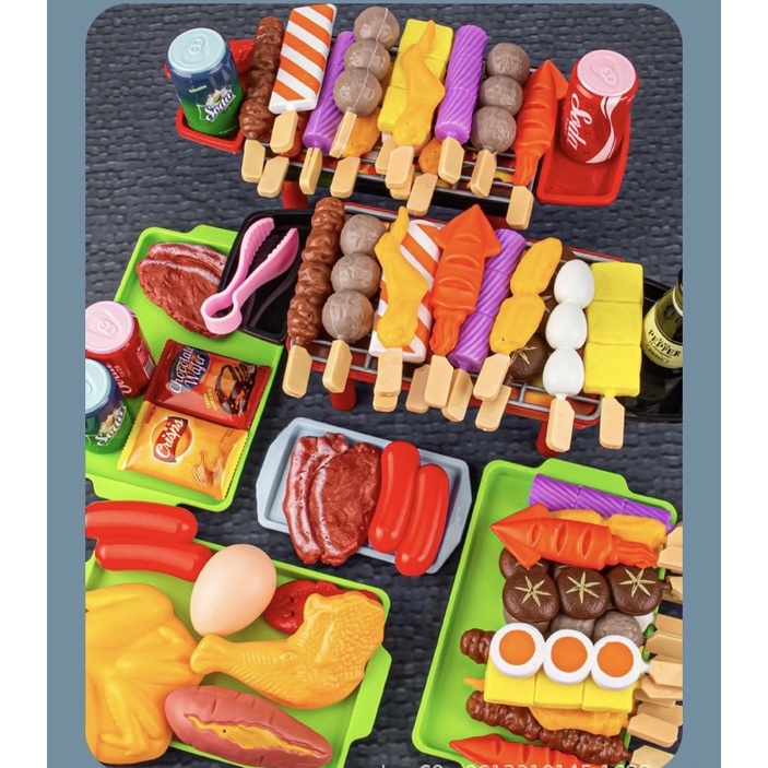 Đồ chơi nướng BBQ cực đầy đủ cho bé trổ tài