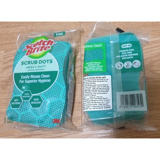 Miếng rửa chén Siêu mạnh Scotch-Brite - công nghệ hạt nổi