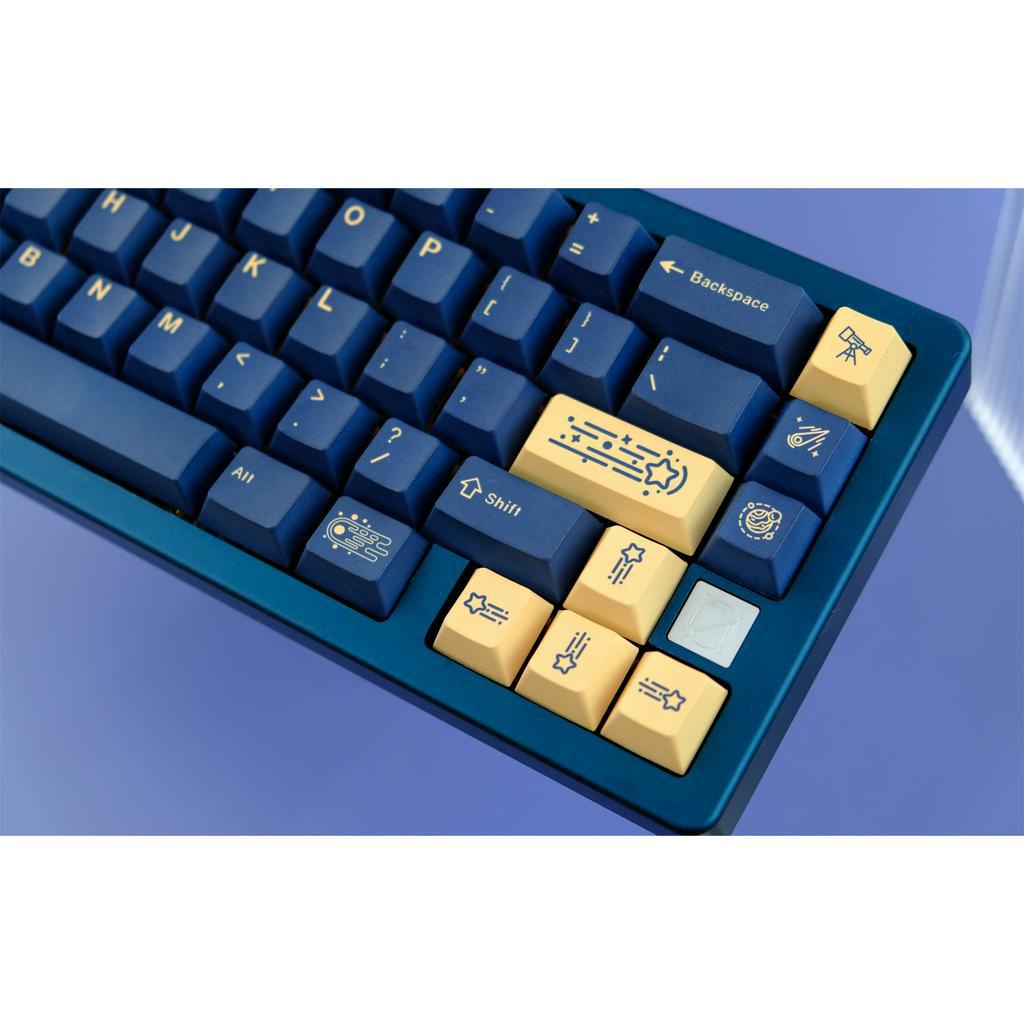 GMK Stargazing Keycaps, 129 Phím Keycaps PBT Cherry Profile DYE-SUB Cá nhân hóa Keycaps GMK cho bàn phím cơ
