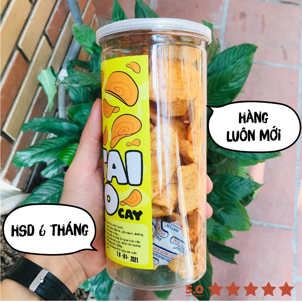 Bánh tai heo sốt mắm ớt DumBum đồ ăn vặt Hà Nội 250g