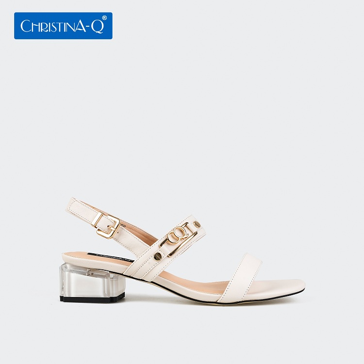 Giày Sandals Nữ Gót Dạng Khối ChristinA-Q XDN263