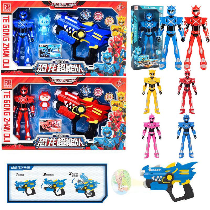New Mini Force Dinosuar Transformation Figures MiniForce X Simulation Animal Dinosaur Deformation Mini Agent Kids Toy