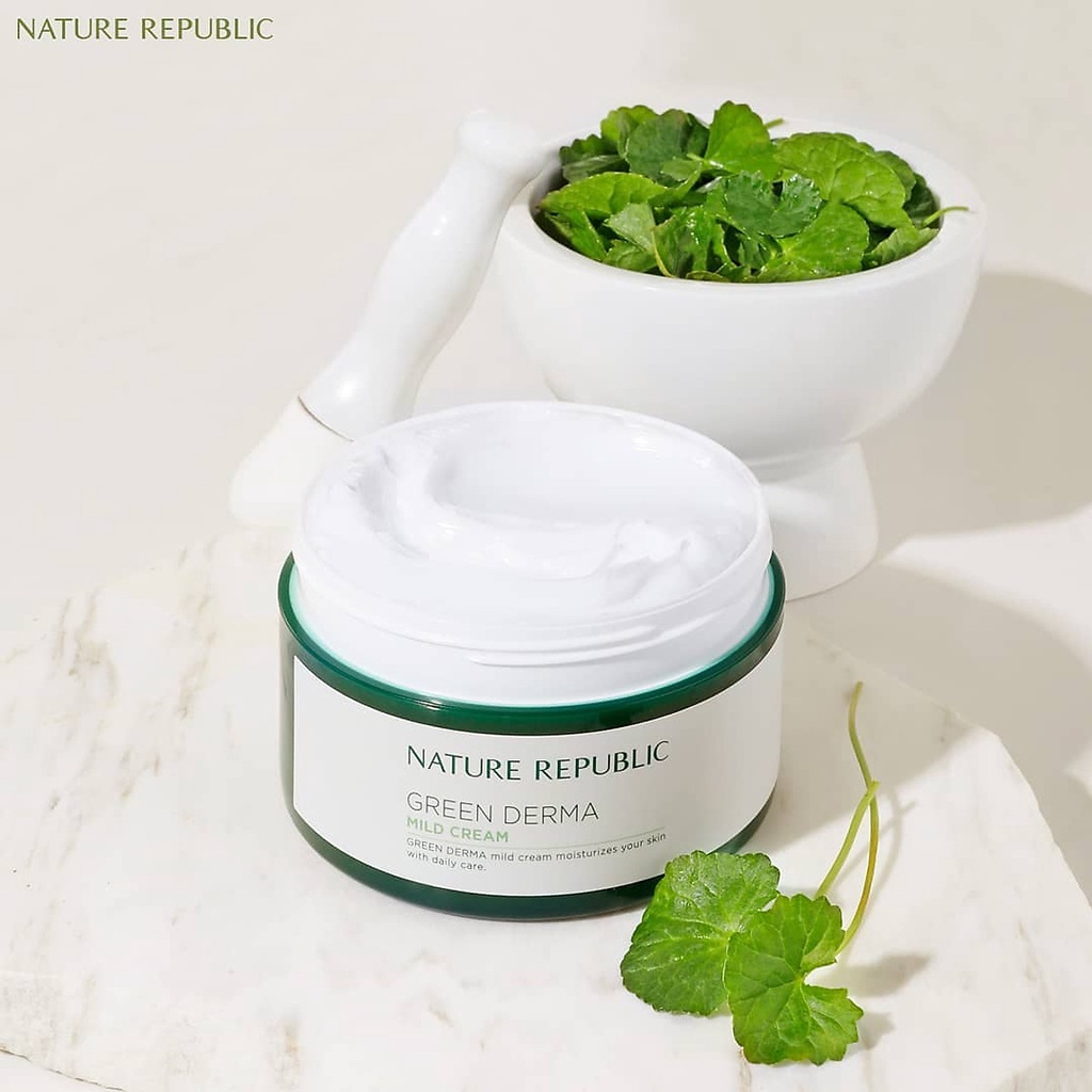 Kem dưỡng Nature republic green derma mild cica 190ml
