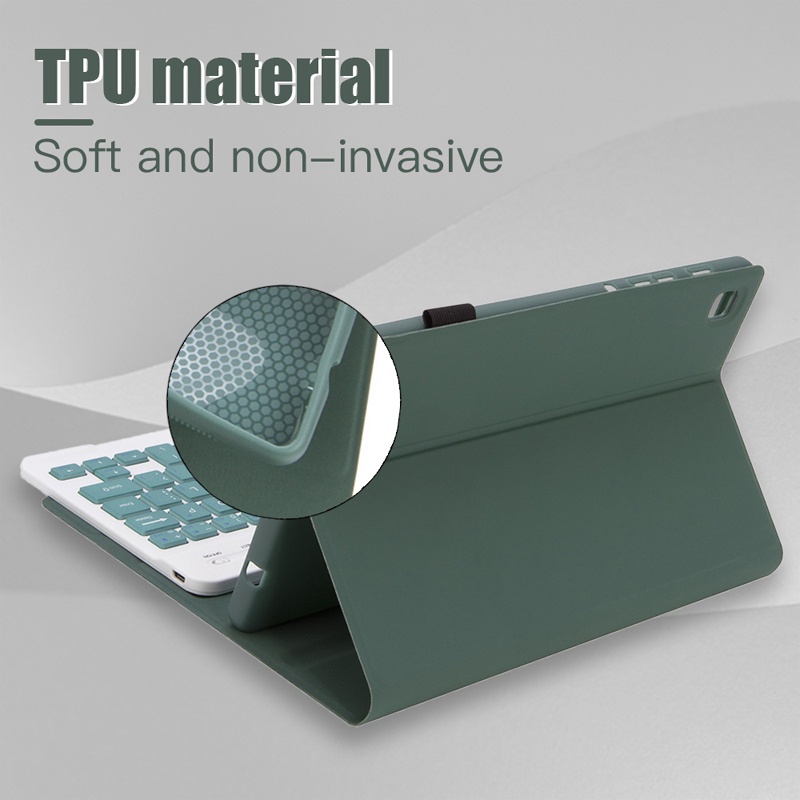 Ốp Máy Tính Bảng Nam Châm Kèm Bàn Phím Bluetooth Cho Samsung Galaxy Tab A7 lite 2021 8.7 inch SM-T220 SM-T225