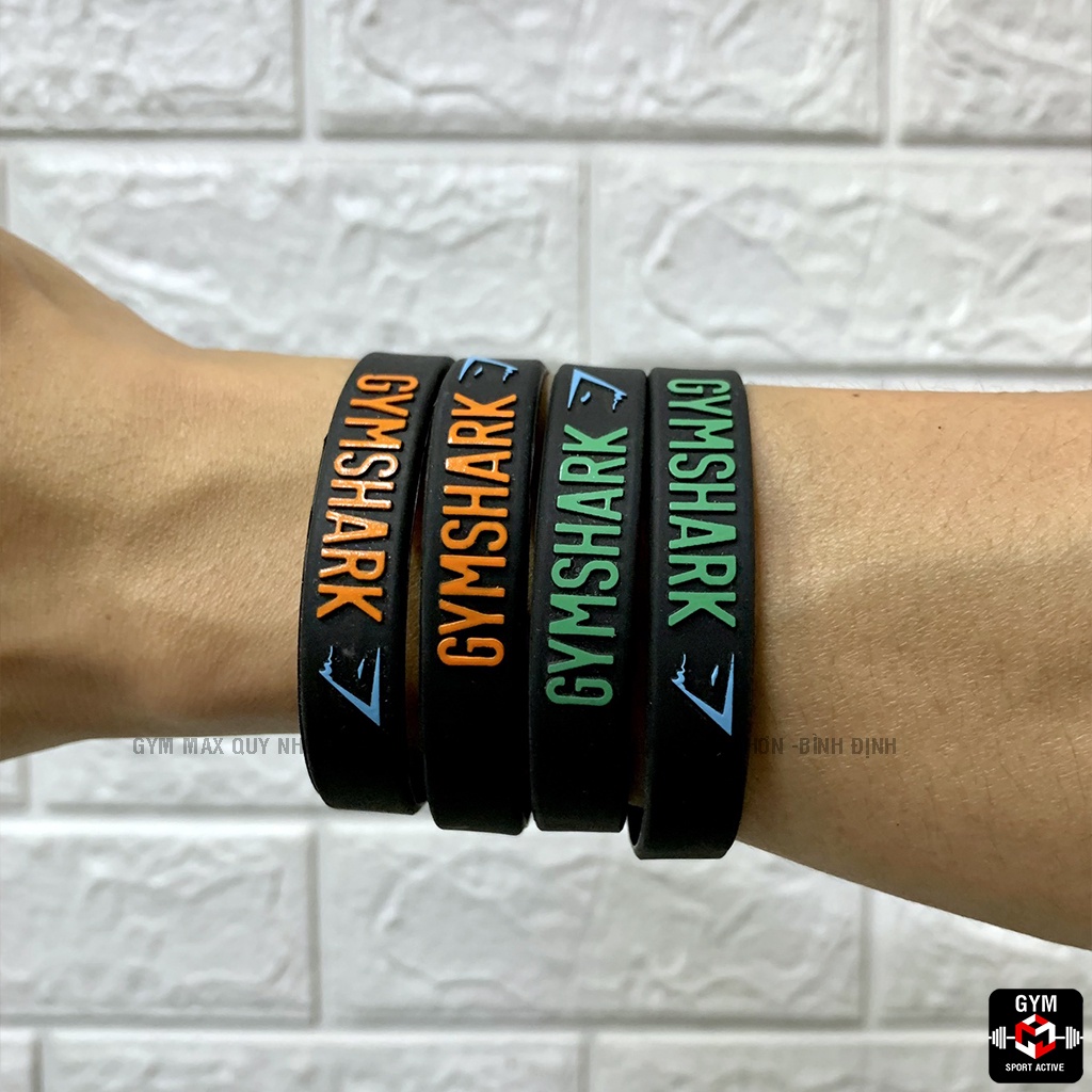 Vòng tay cao su thể thao Gymshark bản nhỏ thời trang tập gym nam nữ đều đeo được
