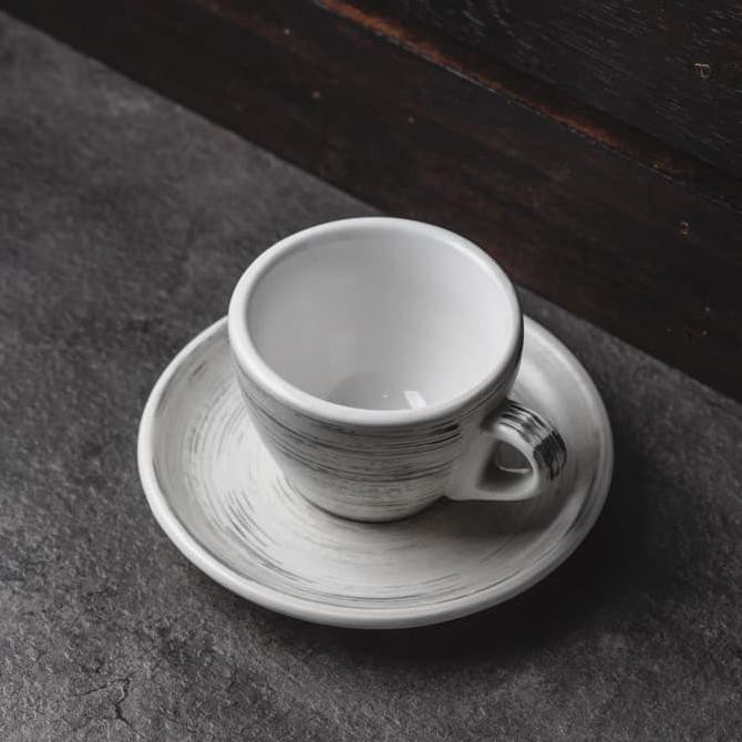 Cốc Uống Cà Phê Latte 150ml Màu Trắng