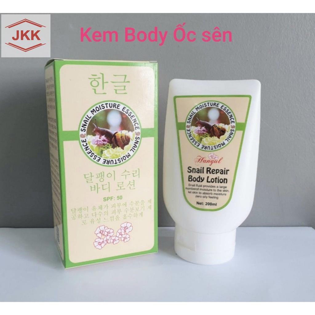 Kem body ốc sên trắng da mặt và toàn thân chiết xuất từ dịch Ốc Sên