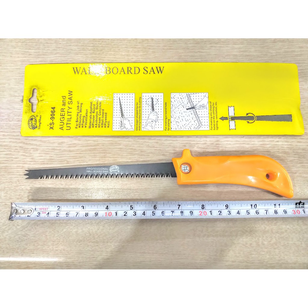 [NowShip Giao Hàng Hỏa Tốc] Cưa Thạch Cao Cán Nhựa Dài 300mm giá rẻ.