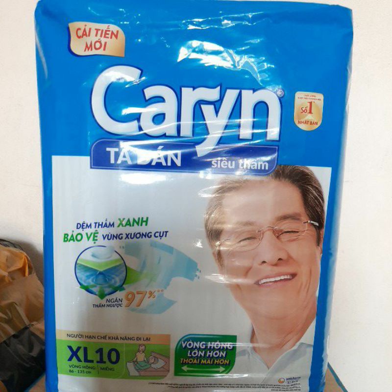 Tã Dán Caryn Size XL 10 Miếng