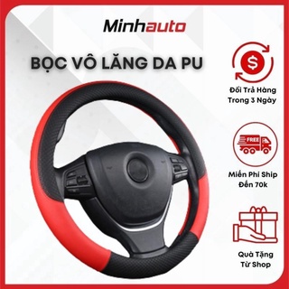 Bọc Vô Lăng Da PU 🚗CAO CẤP🚗 Phù Hợp Cho Xe 4-7 Dòng Bọc Tròn Full Màu Sắc