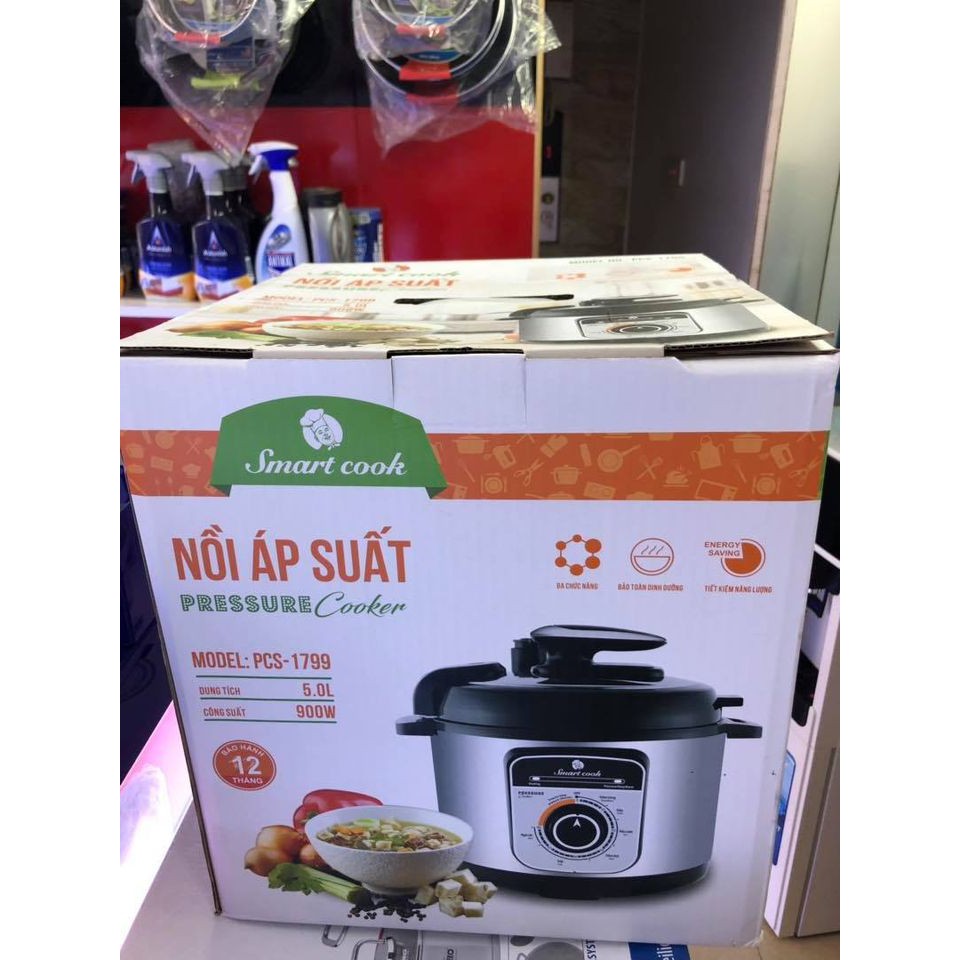 Nồi Áp Suất Điện Elmich Smartcook 1800 1799 CHÍNH HÃNG 5L