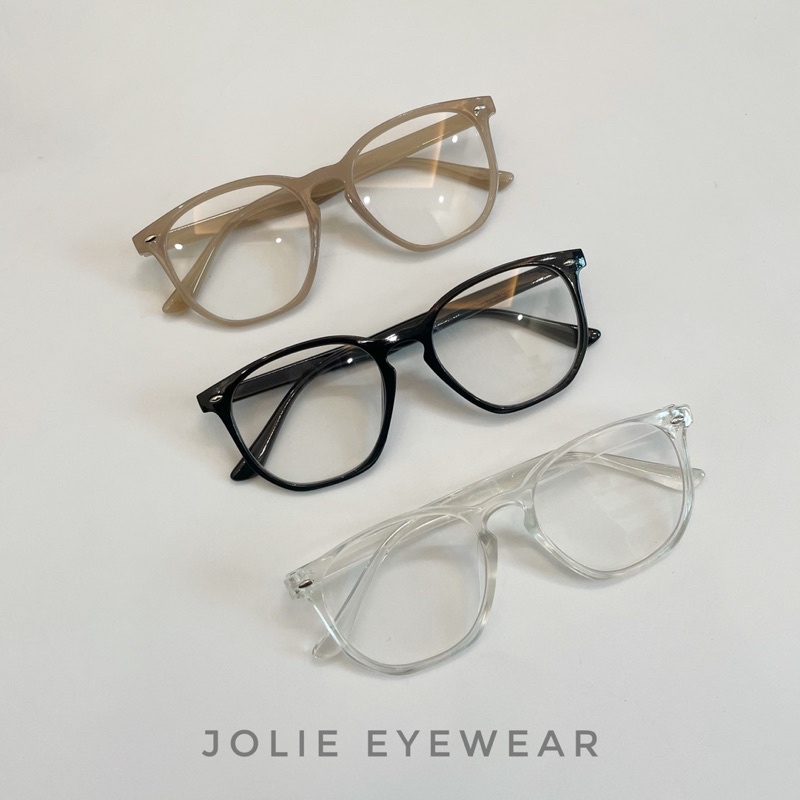 Gọng kính cận, kính giả cận nam nữ vuông bầu JL100 thời trang Jolie eyewear