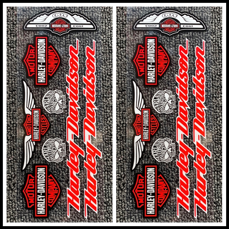 Miếng Dán Phản Quang Trang Trí Mũ Bảo Hiểm Xe Mô Tô Harley-Davidson Harley