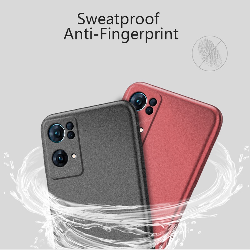 Ốp Điện Thoại TPU Silicon Mềm Mặt Nhám Màu Trơn Đơn Giản Bảo Vệ Toàn Diện Cho OPPO Reno 7 Pro 5G/Reno 7Z 5G