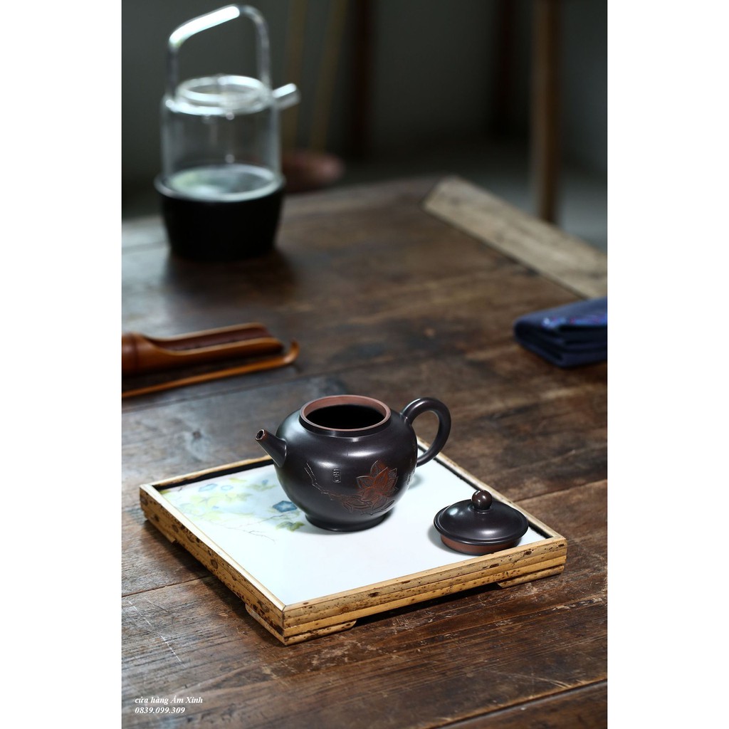 Ấm Tử Nê Khâm Châu Liên Hoa 280 ml (Lọc tổ ong)