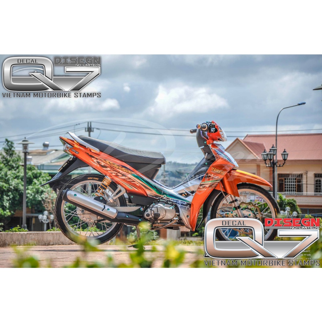 Tem Rời Sirius 110 Cam Bạc