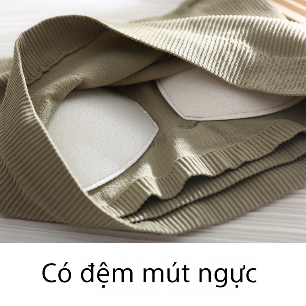 Áo Ống Có Mút 2 Lớp Croptop Bra Quây Không Dây Đi Biển Chơi Tập Nhảy Gym Yoga N99