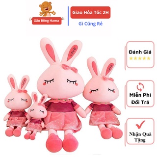 Thỏ Nhồi Bông Cho Bé  Mắt Híp Cao Cấp