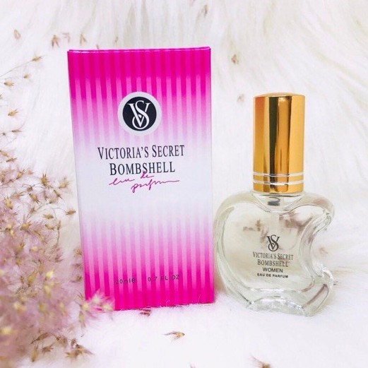 💘FREESHIP💘 Nước hoa nữ Victoria’s Secret Bombshell mini chiết chai 20ml dạng xịt mẫu táo- Victoria’s EDP