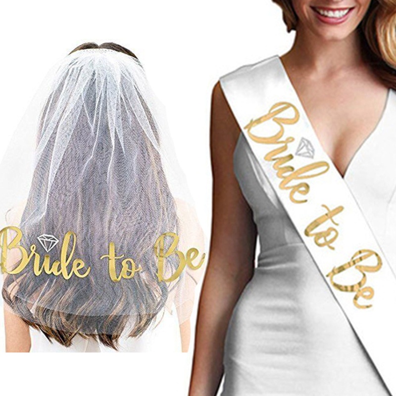 Set 2 Mạng Che Mặt Trang Trí Đám Cưới Đơn Giản